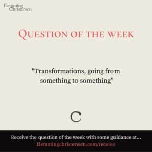 Question of the week - Transformation - Flemming Christensen