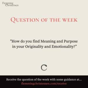 Weekly Question - Originality - Flemming Christensen