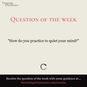 Question of the week - Quiet Mind - Flemming Christensen